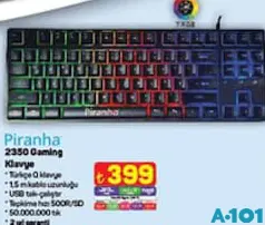 PİRANHA 2350 GAMİNG/OYUNCU KLAVYESİ